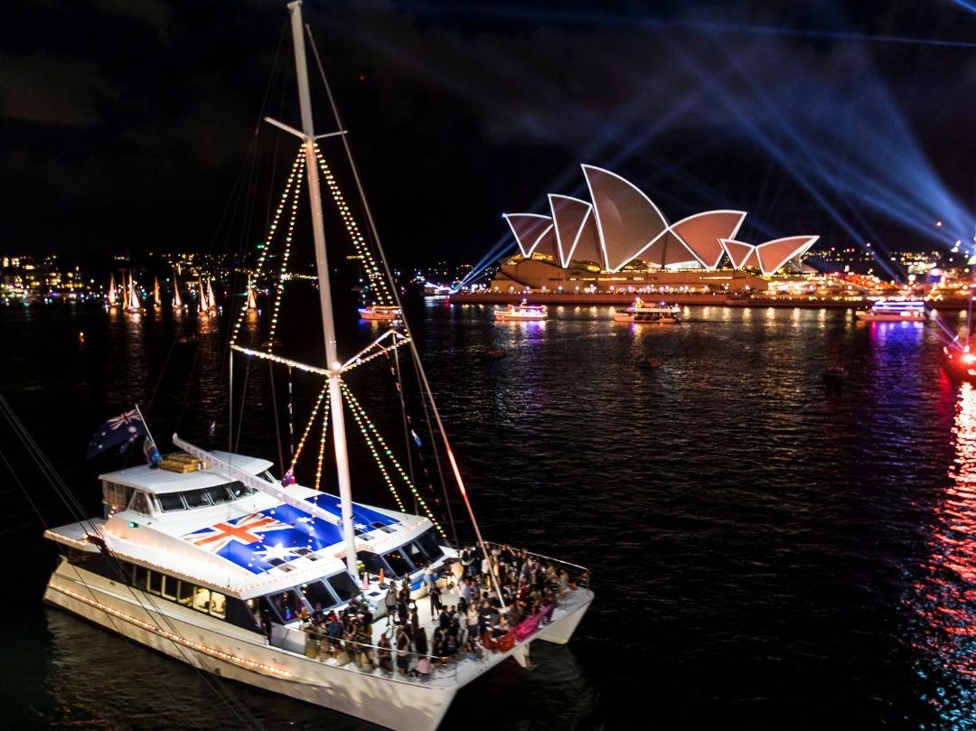 Aussie Legend - Catamaran hire for large events