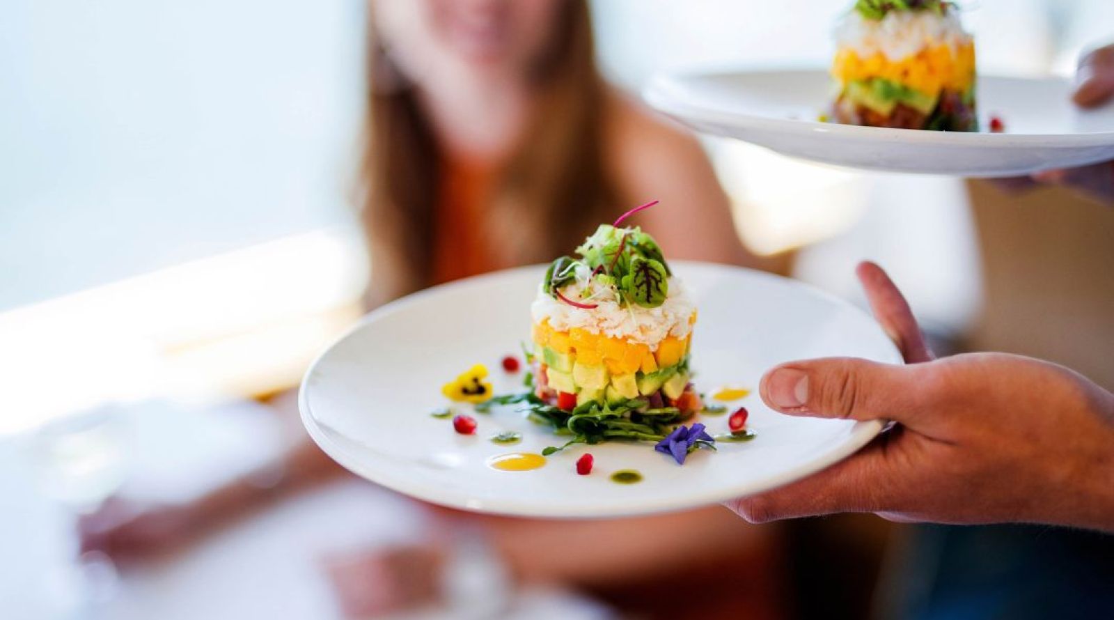 Gold Dinner Cruise Sydney - dinner being served