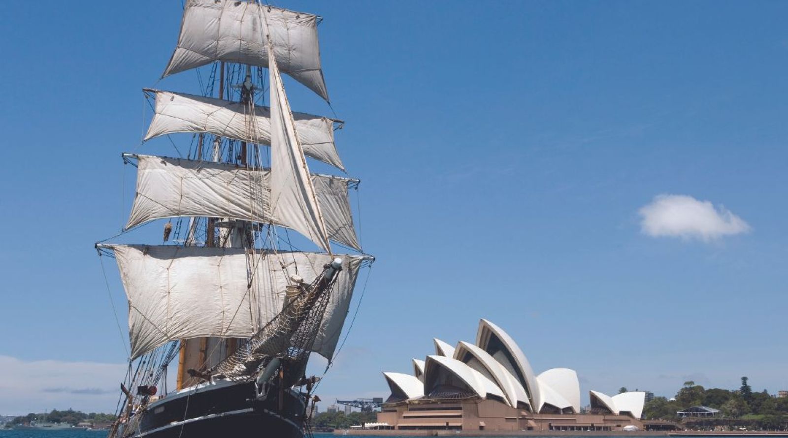 Tall Ships Vivid boat cruise on Sydney Harbour